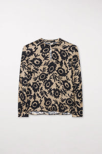 Luisa Cerano Blouse with Flower Print