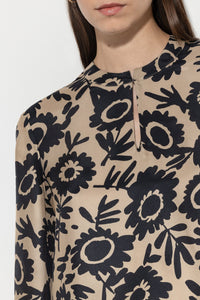 Luisa Cerano Blouse with Flower Print