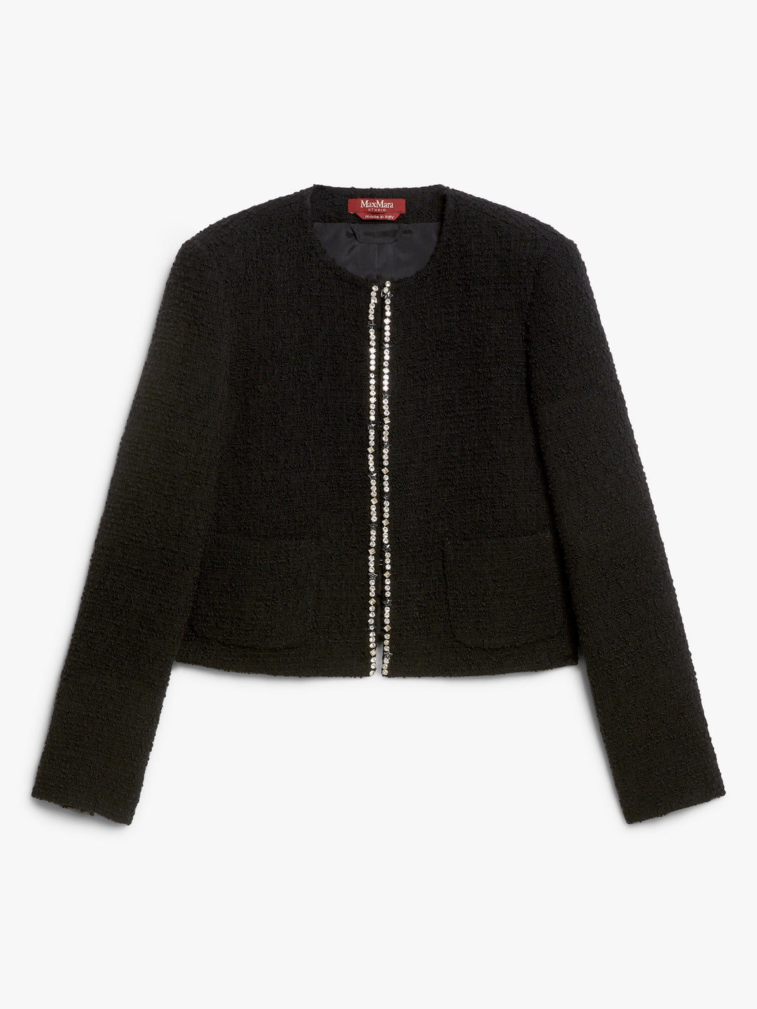 Max Mara Onirica Black Tweed Jacket