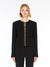 Load image into Gallery viewer, Max Mara Onirica Black Tweed Jacket
