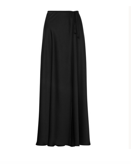 Philosophy di Lorenzo Serafini Black Long Wrapover Skirt