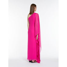 Load image into Gallery viewer, Max Mara One-Shoulder Vallet Silk Evening Gown
