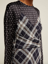 Load image into Gallery viewer, Sportmax Poltava Check and Polka-dots Dress
