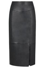 Load image into Gallery viewer, Hugo Boss Lumilli Leather Pencil Skirt
