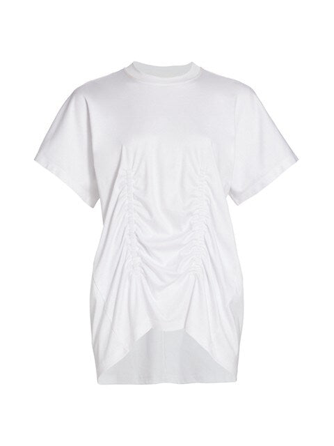 Sportmax Jerener Rouched White T-Shirt