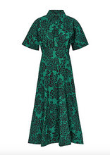 Load image into Gallery viewer, Philosophy di Lorenzo Serafini Green Printed Dress

